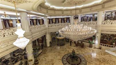 لابی هتل بین المللی قصر طلایی مشهد لابی هتل بین المللی قصر طلایی مشهد